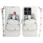 For Xiaomi 15T Case Pattern Printing Leather Wallet Phone Cover with Wrist Strap