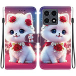 For Xiaomi 15T Leather Case Stand Wallet Pattern Printing Phone Cover with Wrist Strap
