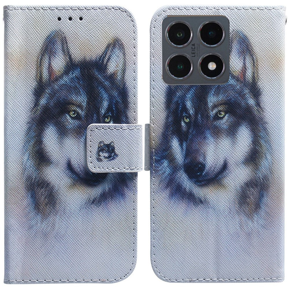 For Xiaomi 15T Wallet Case Pattern Print Leather Phone Cover