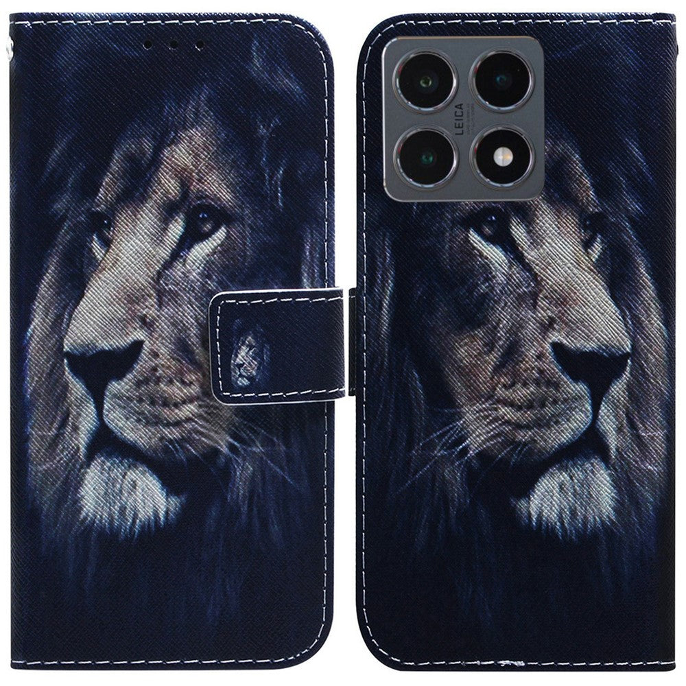 For Xiaomi 15T Wallet Case Pattern Print Leather Phone Cover