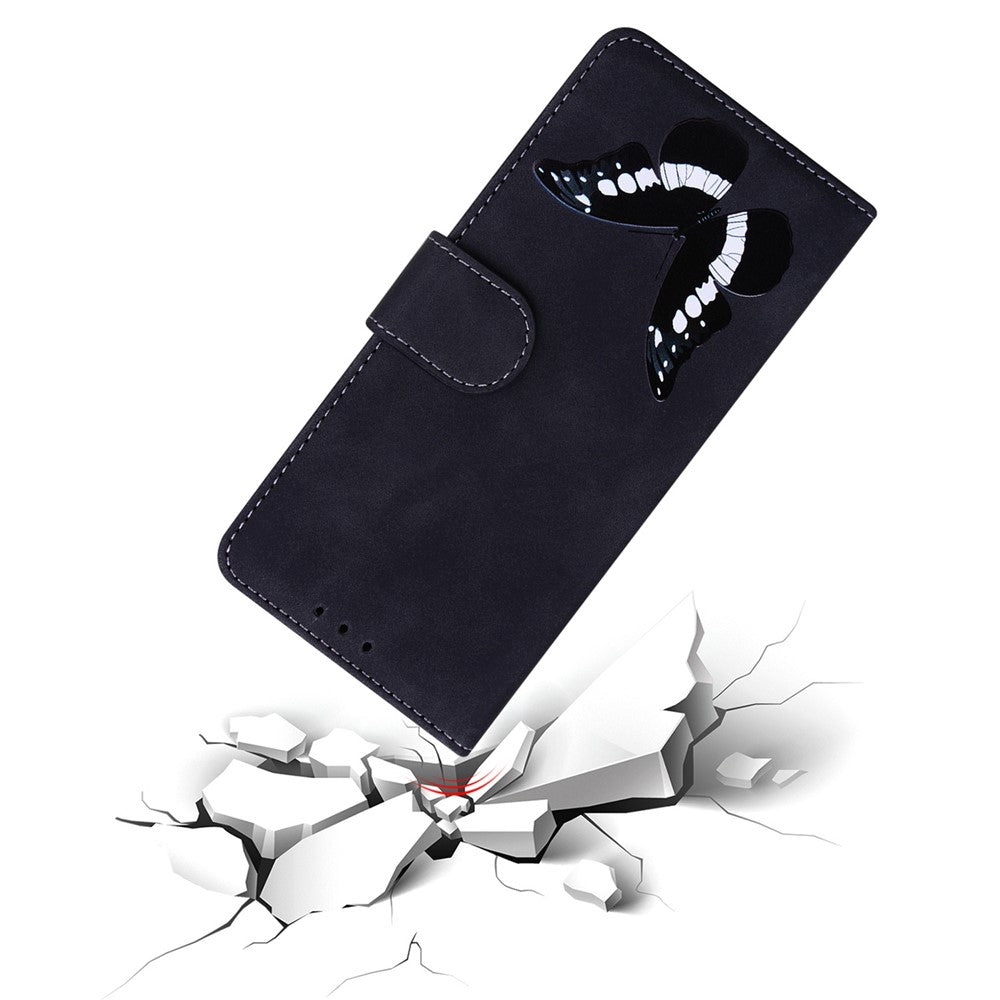 For Xiaomi 15T Stand Case PU Leather Phone Cover Butterfly Printed