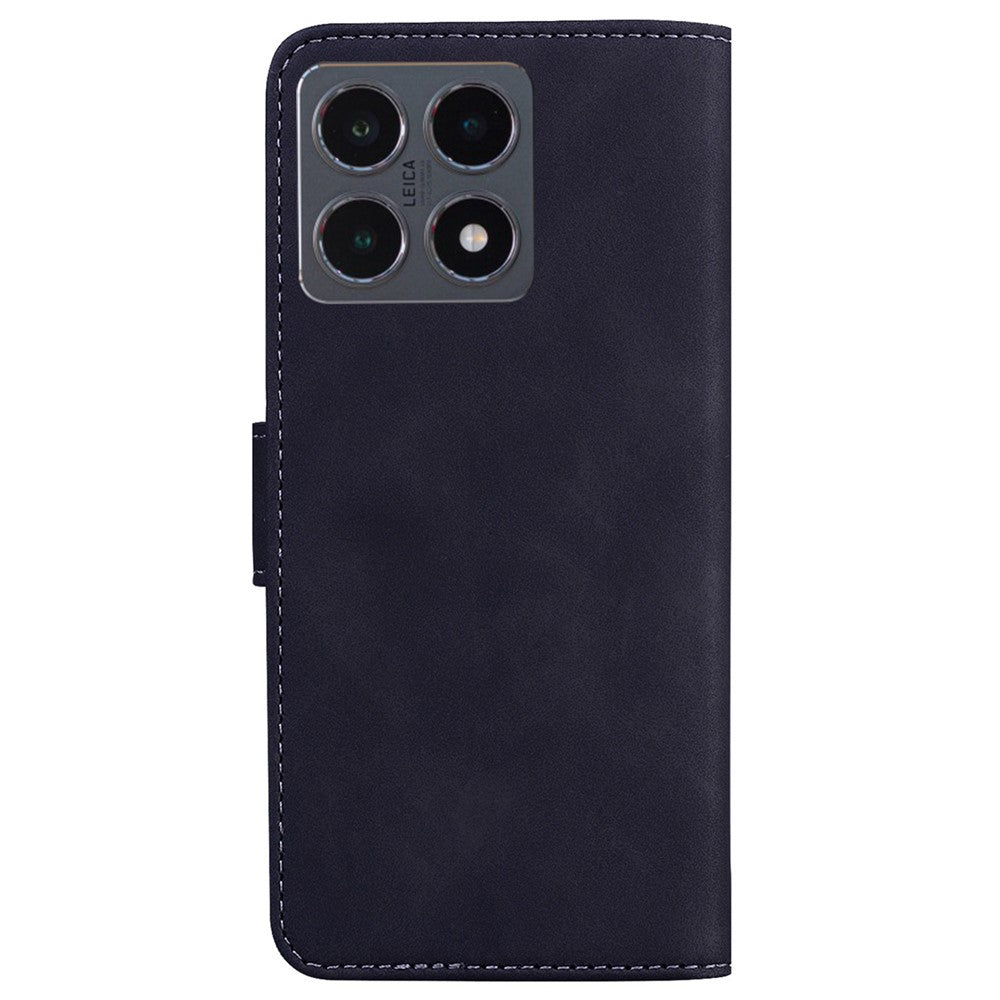 For Xiaomi 15T Stand Case PU Leather Phone Cover Butterfly Printed