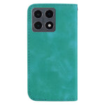 For Xiaomi 15T Stand Case 7-Shaped Pattern Imprint Leather Phone Cover with Strap