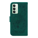 Xiaomi Redmi 15 4G (EU) (171mm) Fodral Fjärilsblomma Avtryck PU-läder Plånboksfodral med Rem