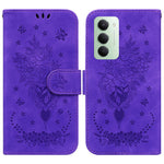 Xiaomi Redmi 15 4G (EU) (171mm) Fodral Fjärilsblomma Avtryck PU-läder Plånboksfodral med Rem