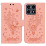 Xiaomi 15T-skal med fjärilsmönster och blommönster i PU-läder, plånboksfodral med rem