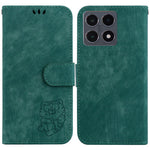 Xiaomi 15T Plånboksfodral Tiger Imprint Läder Stötsäkert mobilfodral med Handledsrem