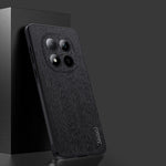 For Xiaomi Redmi Note 15 Pro 5G (Global) Case Wood Texture PU Leather Coated PC TPU Phone Cover