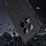 For Xiaomi Redmi Note 15 Pro 5G (Global) Case Wood Texture PU Leather Coated PC TPU Phone Cover