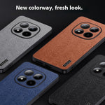 For Xiaomi Redmi Note 15 Pro 5G (Global) Case Wood Texture PU Leather Coated PC TPU Phone Cover