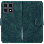 For Xiaomi 15T Case Tiger Imprint Leather Wallet Phone Cover