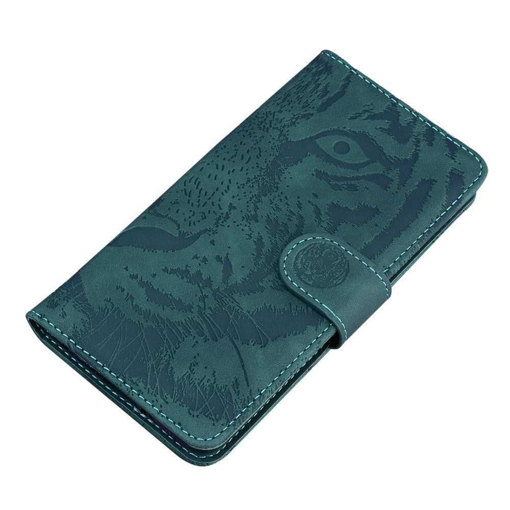 For Xiaomi 15T Case Tiger Imprint Leather Wallet Phone Cover