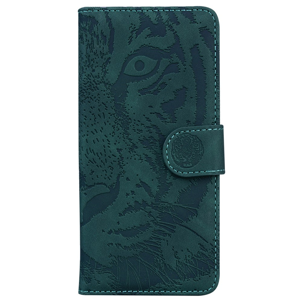 For Xiaomi 15T Case Tiger Imprint Leather Wallet Phone Cover