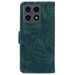 For Xiaomi 15T Case Tiger Imprint Leather Wallet Phone Cover