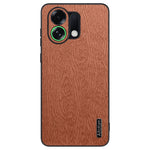 For Oppo K13 Turbo Pro 5G Case Wood Texture PU Leather Coated PC TPU Phone Cover
