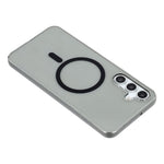 For Samsung Galaxy A35 5G Crystal Clear Magnetic Case Hard PC Phone Cover
