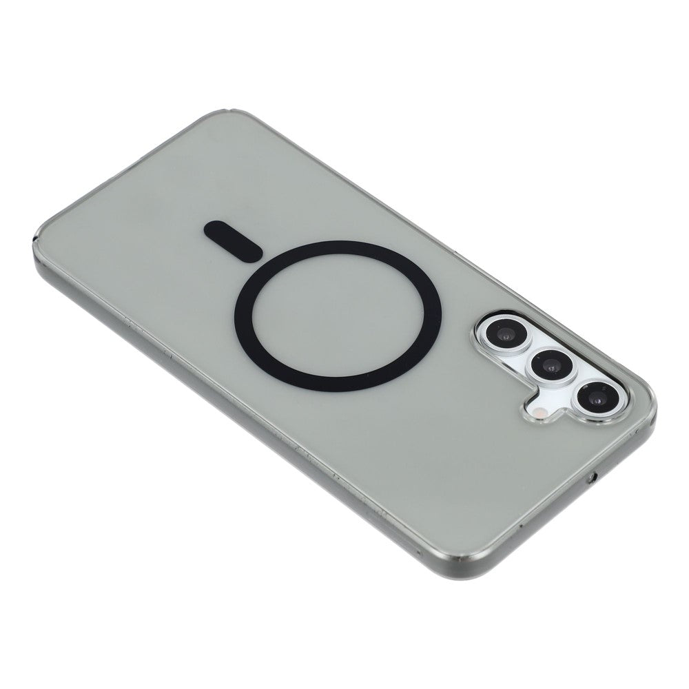 For Samsung Galaxy A35 5G Crystal Clear Magnetic Case Hard PC Phone Cover