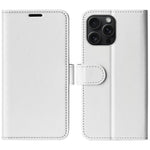 AMORUS For iPhone 16 Pro Max Wallet Case Litchi Texture Shockproof Leather Flip Stand Phone Cover