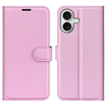 AMORUS For iPhone 17 Wallet Case Litchi Texture Shockproof Leather Flip Stand Phone Cover