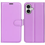 AMORUS For iPhone 17 Wallet Case Litchi Texture Shockproof Leather Flip Stand Phone Cover