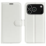 AMORUS For iPhone 18 Pro / 17 Pro Wallet Case Litchi Texture Shockproof Leather Flip Stand Phone Cover