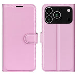 AMORUS For iPhone 18 Pro / 17 Pro Wallet Case Litchi Texture Shockproof Leather Flip Stand Phone Cover