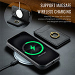 MAGKING K1 Series For iPhone 17 Magnetic Case PC + TPU + PU Phone Cover with Card Holder