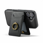 MAGKING K1 Series For iPhone 17 Magnetic Case PC + TPU + PU Phone Cover with Card Holder