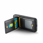 MAGKING K1 Series For iPhone 17 Magnetic Case PC + TPU + PU Phone Cover with Card Holder