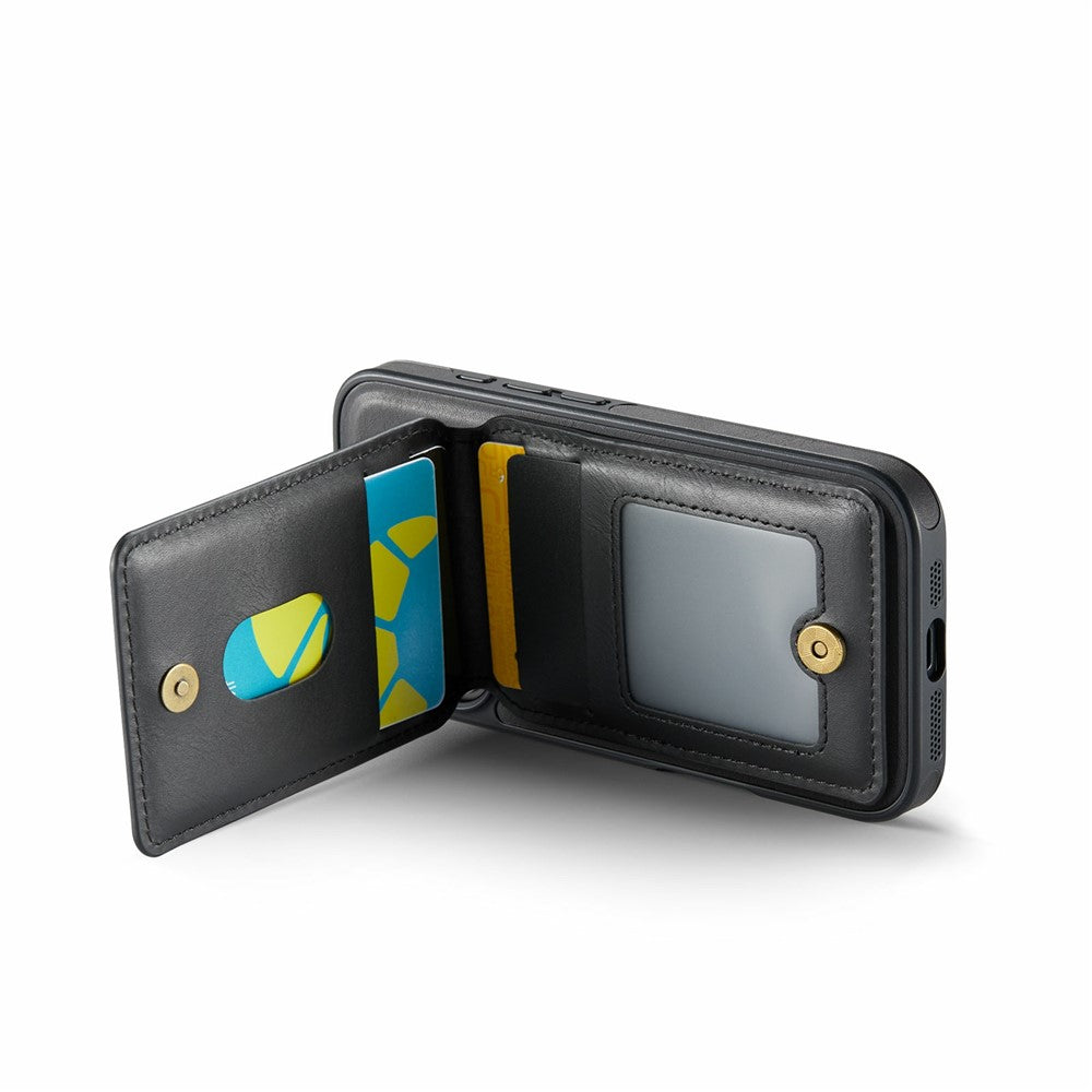MAGKING K1 Series For iPhone 17 Magnetic Case PC + TPU + PU Phone Cover with Card Holder