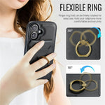 MAGKING K1 Series For iPhone 17 Magnetic Case PC + TPU + PU Phone Cover with Card Holder