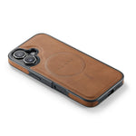 MAGKING K1 Series For iPhone 17 Magnetic Case PC + TPU + PU Leather Phone Cover