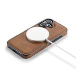 MAGKING K1 Series For iPhone 17 Magnetic Case PC + TPU + PU Leather Phone Cover