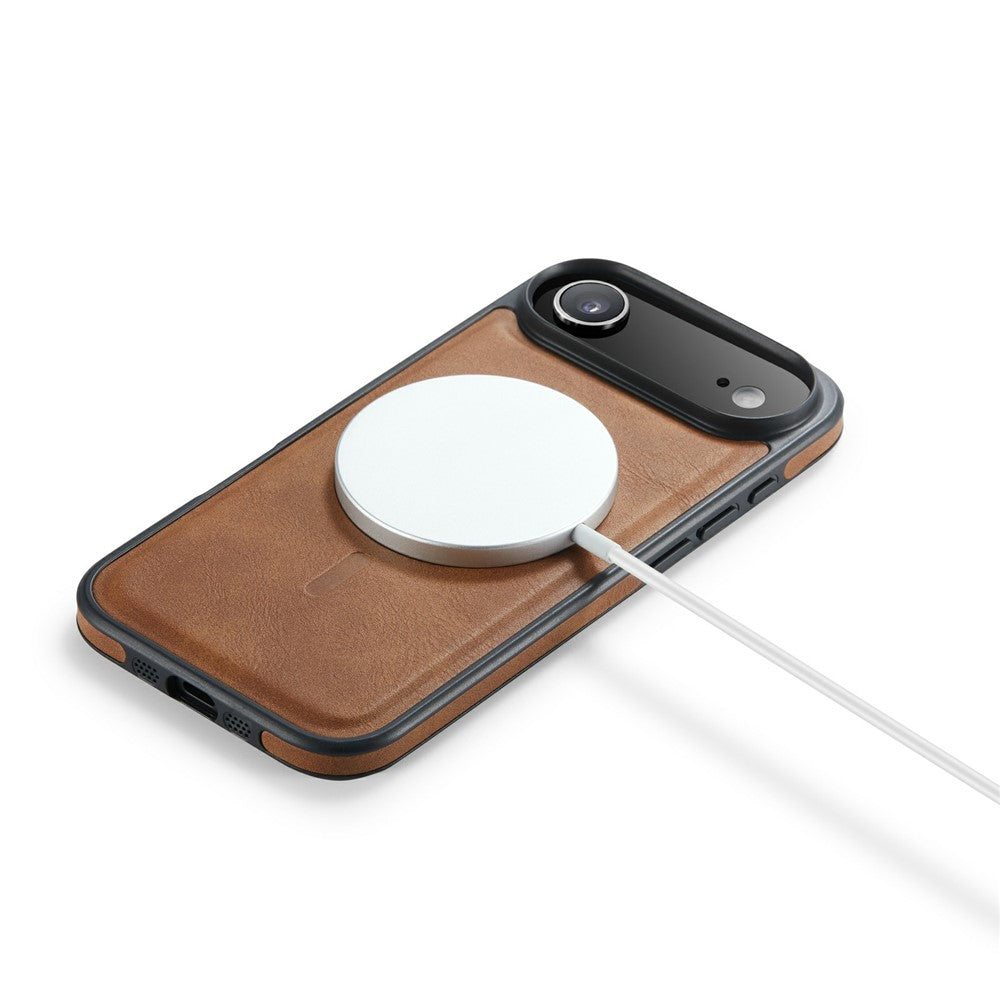 MAGKING K1 Series For iPhone Air Magnetic Case PC + TPU + PU Leather Phone Cover