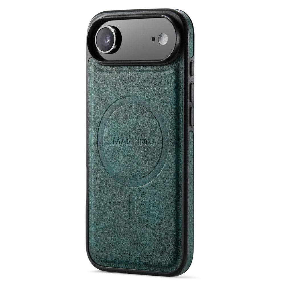 MAGKING K1 Series For iPhone Air Magnetic Case PC + TPU + PU Leather Phone Cover