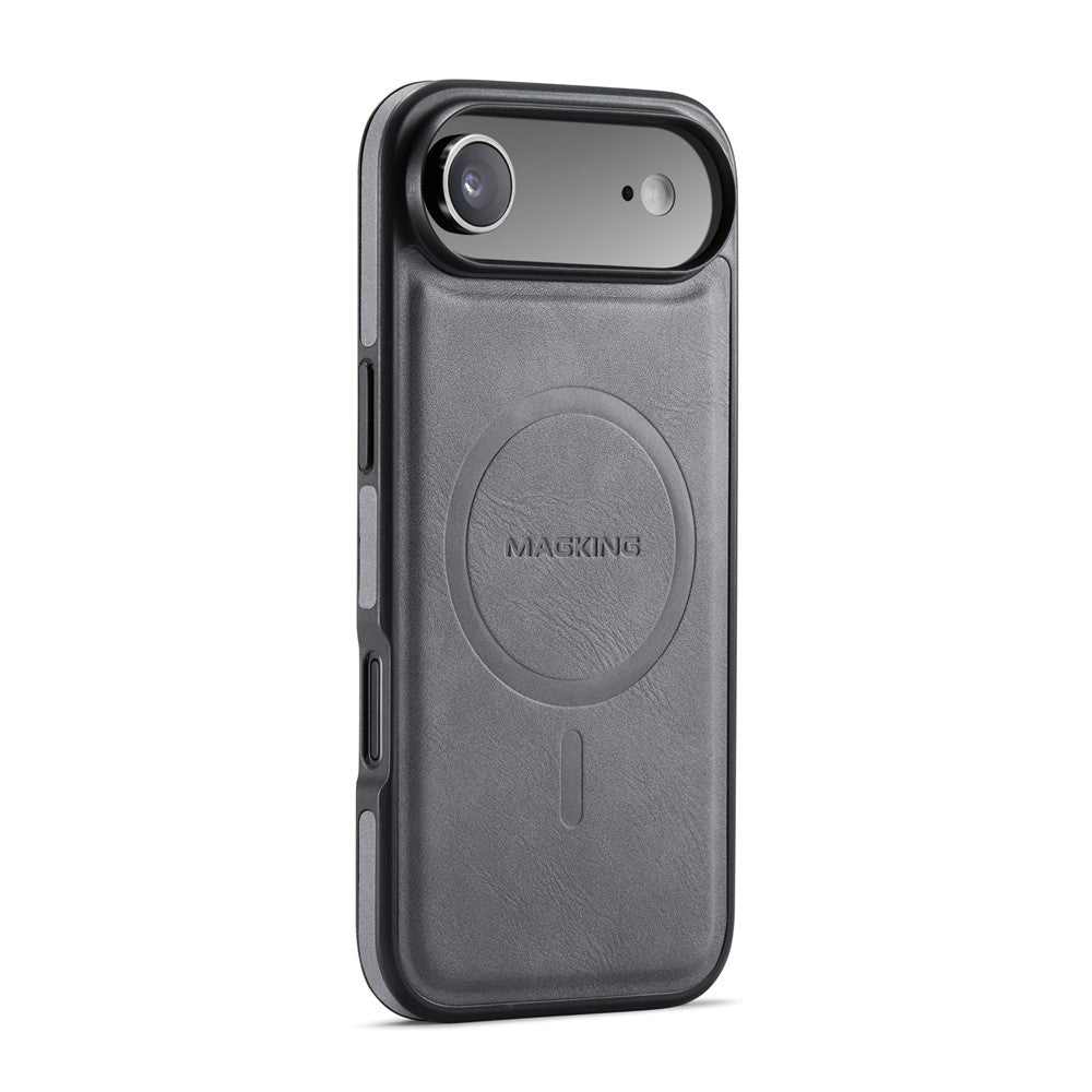 MAGKING K1 Series For iPhone Air Magnetic Case PC + TPU + PU Leather Phone Cover