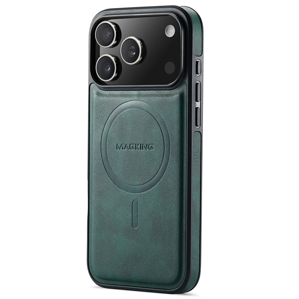 MAGKING K1-serie til iPhone 18 Pro Max / 17 Pro Max Magnetisk Cover PC + TPU + PU Læder Telefoncover