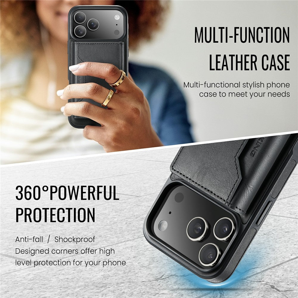 MAGKING K2 Series For iPhone 18 Pro / 17 Pro Case Compatible with MagSafe PC + TPU + PU Phone Cover