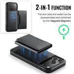 MAGKING K2 Series For iPhone 18 Pro / 17 Pro Case Compatible with MagSafe PC + TPU + PU Phone Cover