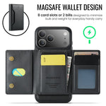 MAGKING K2 Series For iPhone 18 Pro / 17 Pro Case Compatible with MagSafe PC + TPU + PU Phone Cover