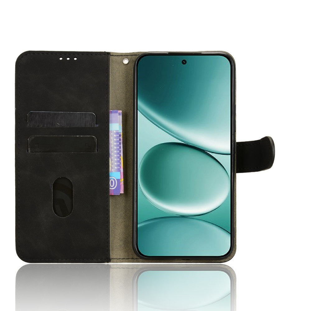 Läderfodral för Xiaomi Redmi Note 15 Pro 5G (Global) med dragkedja, stötsäkert läder, vikbart läderfodral