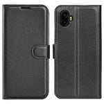 AMORUS Til Samsung Galaxy XCover7 Pro Wallet Etui Litchi Tekstur Stødsikkert Læder Flip Stand Telefon Cover