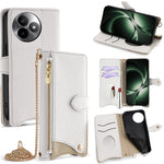 For Xiaomi Redmi K80 Ultra 5G Leather Case Wallet Stand Cover Irregular Tail Style with Chain Strap