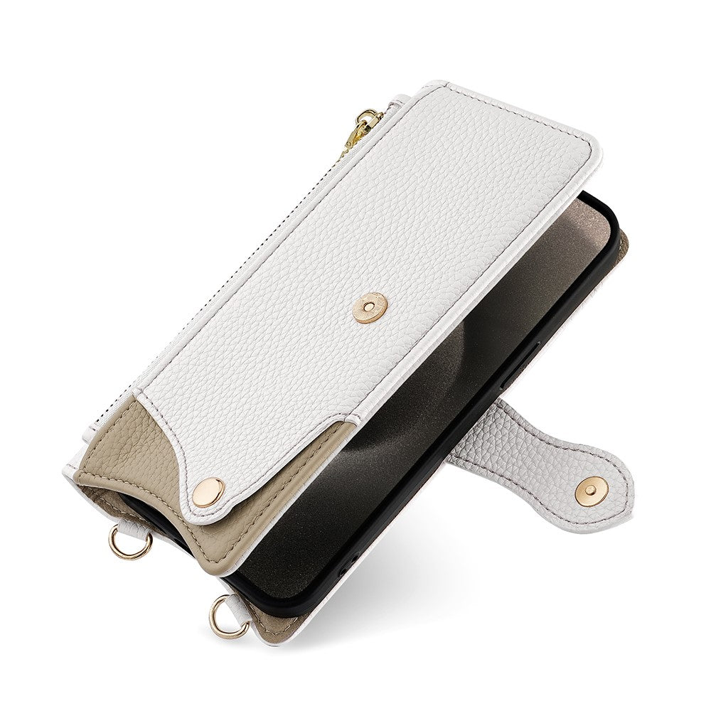 For Xiaomi Redmi K80 Ultra 5G Leather Case Wallet Stand Cover Irregular Tail Style with Chain Strap