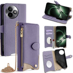 For Xiaomi Redmi K80 Ultra 5G Leather Case Wallet Stand Cover Irregular Tail Style with Chain Strap