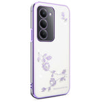 KADEM För Xiaomi Redmi 15 4G (EU) (171mm) Skal Blomma Strass Dekor TPU mobilskal