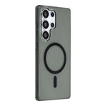 For Samsung Galaxy S25 Ultra Crystal Clear Magnetic Case Hard PC Phone Cover