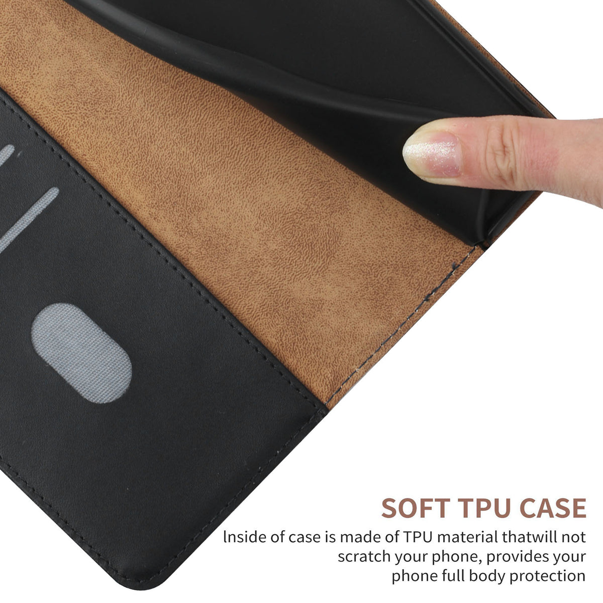 For Xiaomi 15T Pro Case Genuine Cow Leather Phone Cover Nappa Texture