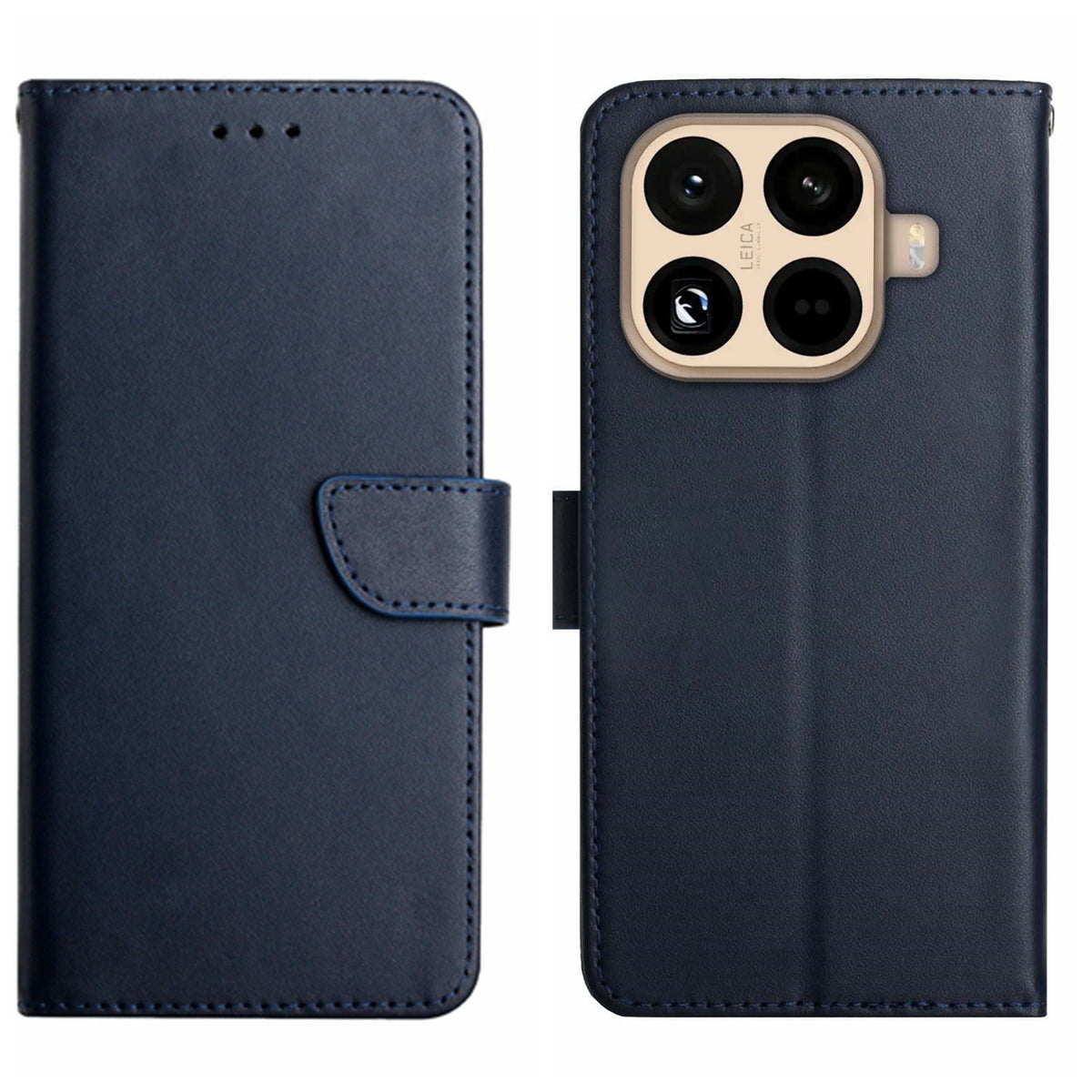 For Xiaomi 15T Pro Case Genuine Cow Leather Phone Cover Nappa Texture