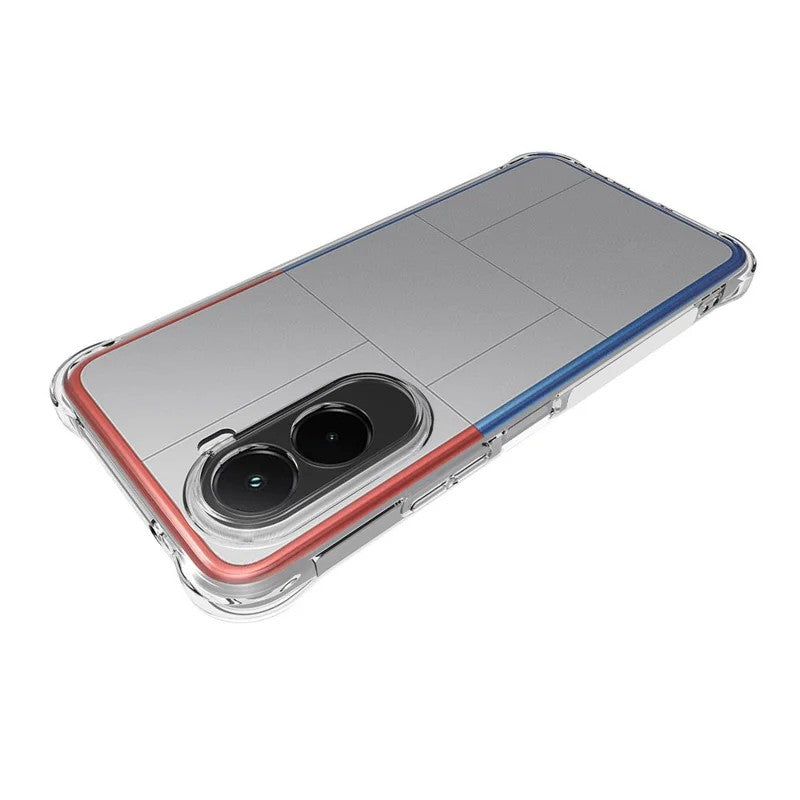 WANLONFENG For Xiaomi Poco M7 Plus 5G / M7 4G (169mm) TPU Case  WL2 Series 2.0mm Phone Cover with 2Pcs Tempered Glass Films